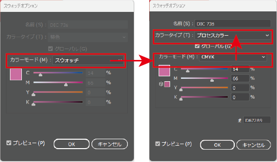 スウォッチパネル